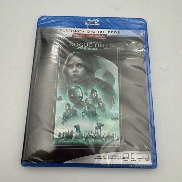 Star Wars Rogue One Blu-ray + Digital Code Multi-Screen Edition New Sealed - Picture 1 of 3